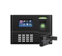 Pointage En Machine, ZK IN01-A TCP/IP USB, système biométrique de contrôle d'accès de porte et de présence de temps à empreintes digitales, avec batterie, lecteur de carte RFID en option Horloge De Po