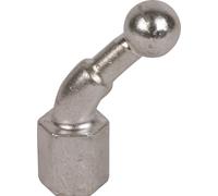 Pointe à bille fixe D 20mm coudée à 45 degrés avec filetage femelle M16 - 706600
