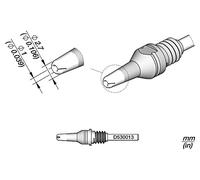 Pointe à souder D530013 : pour appareils à souder 2,7 x 1 mm JBC TOOLS