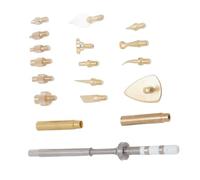 Pointe à souder en laiton à haute conductivité thermique pour insertion de chaleur et opérations d'assemblage Plusieurs tailles d'écrous Installation Pointe en fer