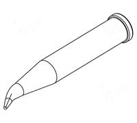 Ersa Panne de fer à souder 0102SDLF06L forme de crayon 0,6 mm 1 pc