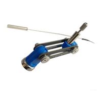 Pointe à souder magnétique avec articulation pivotante pour réparation de circuit imprimé - Câble de test plaqué argent de 0,8 mm de rechange pour multimètre et fer à souder (A)