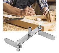 Pointe à tracer de centrage avec large champ d'application - Pratique pour les outils de travail du bois, le matériel d'atelier (40 à 100 mm)