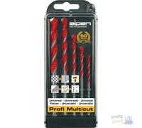 Pointe Alpen Universelle Profi Multicut Mandrin Cylindrique Série Pz 5 Étui Mm