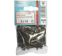 Pointe béton - tête ronde - acier trempé - 2x25 mm