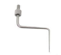 Pointe d'aiguille de type Z pour jauge de profondeur et indicateur à cadran, sonde en acier inoxydable pour digimatic et micromètre (filetage M2,5, longueur B de 10 à 30 mm) (B20C20)