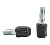Black Diamond – Embouts pour bâtons de randonnée Tech Tip Rubber – Caoutchouc – Mixte – Noir