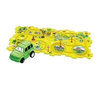 Pointe De Course Interactive - Jeu De Véhicules Cadeau De Festival, Rail D'anniversaire | Jouet Puzzle Innovant, Assemblage De Chemins De Chemins De Chemins Créatifs, Cours De Course Vibrant Pour Les