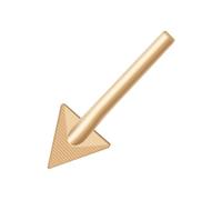 Pointe de fer à souder automobile avec transfert de chaleur rapide pour restauration de pare-chocs et ajustements de maroquinerie - Pointe triangulaire en cuivre