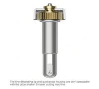 Pointe De Gaufrage Fine Avec Boîtier Quickswap Pour Outil De Gaufrage Pour Machine De Coupe Maker 3 / Maker, Pointe De Gaufrage 21 Outil De Gaufrage Pour Maker Pour Gaufrer Des Designs Sur Du Papier D