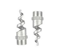 pointe de la buse, Buse d'atomisation en spirale en acier inoxydable 90 et 120 degrés 1/4 à 2 pouces Pack de plusieurs options d'emballage(90°(3/8-316 Stainless Steel),2pcs)