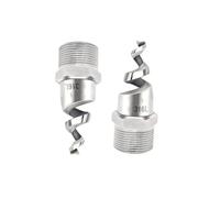 pointe de la buse, Buse d'atomisation en spirale en acier inoxydable 90 et 120 degrés 1/4 à 2 pouces Pack de plusieurs options d'emballage(1 Inch-316 Stainless Steel,2pcs)
