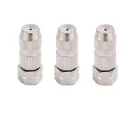 pointe de la buse, Buse réglable en laiton 1,5 mm M14 x 1,5 mm avec rondelle et joint torique, lot de 2 à 10, tailles multiples(Directly Spray Silver,4pc)