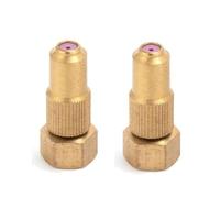 pointe de la buse, Buse réglable en laiton 1,5 mm M14 x 1,5 mm avec rondelle et joint torique, lot de 2 à 10, tailles multiples(Brass Ceramic Spray Disc,2pc)