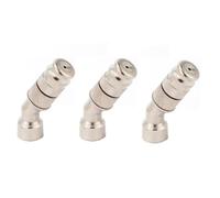 pointe de la buse, Buse réglable en laiton 1,5 mm M14 x 1,5 mm avec rondelle et joint torique, lot de 2 à 10, tailles multiples(Silver Elbow Nozzle,5pc)