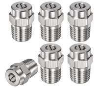 pointe de la buse, Embouts de buse for nettoyeur haute pression, filetage mâle G1/4, 4000 PSI, 0,874-1,514 mm, multidegrés, paquet de 5(0°,1.514mm(0.060in))