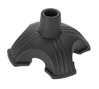 Pointe de la Canne, Embout de Canne de Support Coussinet de Canne de Marche Antidérapant en Caoutchouc à Quatre Bases de Soutien Autoportant 19 mm Ajoute de la Stabilité à Votre Canne