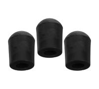 Pointe de Pique de Violoncelle en Caoutchouc Noir, Lot de 3