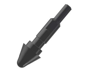 Pointe de rechange rechargeable pour stylo Dell Premier Active Pen PN7522W - Pointes de recharge pour stylo actif Dell PN7552W (noir)