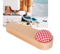 Pointe de repassage et coussin à épingles en bois de hêtre, 24x7x5cm, idéal pour la couture et le repassage