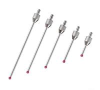 Pointe de sonde en acier avec filetage M2,5 pour indicateur de cadran, micromètre et jauge de hauteur, précision 0,01, valeur de division 0,01 (M2,5 x D2 x L30/1)