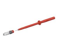 Pointe de touche de sécurité Stäubli SPP4-S/F 24.0238-22 enfichable 4 mm CAT II 1000 V rouge 1 pc(s)