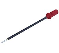 Pointe de touche Hirschmann Test & Measurement Micro-Pruef MPS 2/0,64 FT rt 973995101 enfichable 0.64 mm Ohne Messkategorie rouge