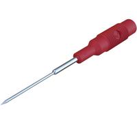 Pointe de touche SKS Hirschmann MZS 1 - PRUEF rt 973601101 enfichable 4 mm Ohne Messkategorie rouge 1 pc(s)