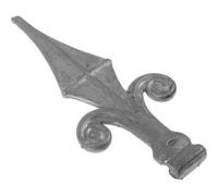 Pointe Décorative en Fer Forgé, Sommet de Jardin Classique Soudable | Ornement de Poteau Robuste, Style Romantique, Installation Facile, Adapté aux Clôtures en Fer Forgé Autour du Jardin