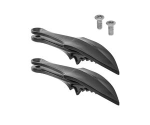 Pointe Edelrid Front Tooth Beast Alpine (x2) Noir TU