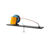 Pointe en glace, canne à glace portable pour l'hiver avec pointe de drapeau et fil de dragon, accessoires portables d'hiver pour hommes et femmes