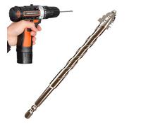 Pointe excentrique dentelée à tranchants, pointe hexagonale,Embout hexagonal dentelé à bords | pour perceuses électriques avec interface pour béton, carrelage et fonte