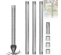 Pointe Filtrante 1-1/4 Pouce Pour Puits Maison, Kit Forage Manuel Inox 5M, Solution Écologique Arrosage Et Irrigation Agricole, Crépine Anti-Sable Maille 60(3pcs)