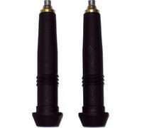 Pointe flexible courte Trekking, K 9,0 avec insert carbure et filetage - Leki