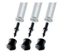 Pointe Gitzo GSF30S + Pied en Caoutchouc 30 mm (x 3)