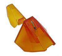 Pointe Nude Elliptique pour Cartouche pour ortofon 2M Pointe(Orange) | Reproduction sonore exceptionnelle, pointe nue elliptique, pour idéal audiophiles et pour djs, compatibilité 2M
