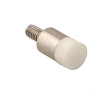 Pointe plate en porcelaine pour jauge d'épaisseur de cadran, indicateur numérique à cadran et indicateur de cadran - Tige filetée M2,5, D4 - D10 × L4,5 - mm, haute profondeur (D5 x L8)