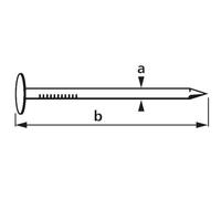 Pointe pour carton bitumé, 2,8 x 40 mm, 400 g,