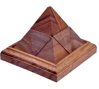 Pointe Pyramide - Puzzle 3D - Jeu de réflexion - Jeu de patience - Jeu de logique en bois