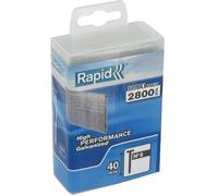 Rapid Pointes 5000185 N°8 40 mm, 2 800 pièces, Fil galvanisé, Haute performance, Argent