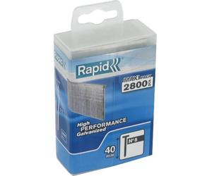Pointe - Rapid Agraf - n°8 - 40 mm - 2800 pointes - Lot de 200