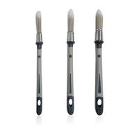 Pointe ronde en 3 parties, brosse à joints avec manche long, brosse à poussière à pointe pointue, brosse multifonction, outil de peinture des bords