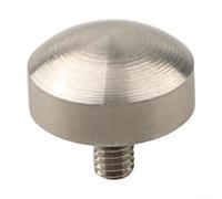 Pointe sphérique pour indicateur de cadran et jauge de profondeur, tige filetée M2,5, diamètre de 10 mm, longueur effective de 5 mm, acier rapide, utilisation en métrologie industrielle