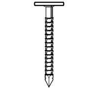 Pointe tête extra large annelées INOX 2,8/3,1X40 - 5 KG - ASLAFIX - 5L280409