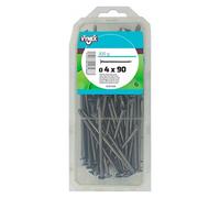 Pointe tête plate acier brut Ø 4 x L 90 mm - Paquet de 830