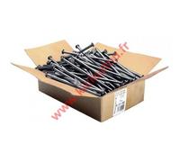 Pointe tête plate acier brut 3.5X80 Lisse 5KG