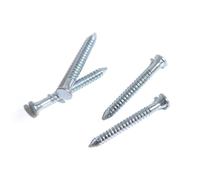 Pointe Tête Plate Fraisée NORFIX ancrage électrozingué de 12µ Annelée par 5 Kg