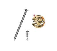 Pointe tête plate ronde torsadée galvanisé 90x3.9 mm - Boite 5 Kg - 781506