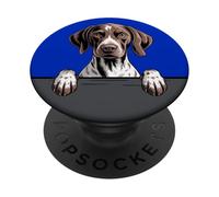 Pointer Allemand à Poil Court drôle de Poche GSP Chien PopSockets PopGrip Adhésif