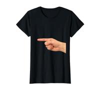 Pointer du Doigt Votre Accusation T-Shirt Graphique avec Valeur, Femme, Noir, XS